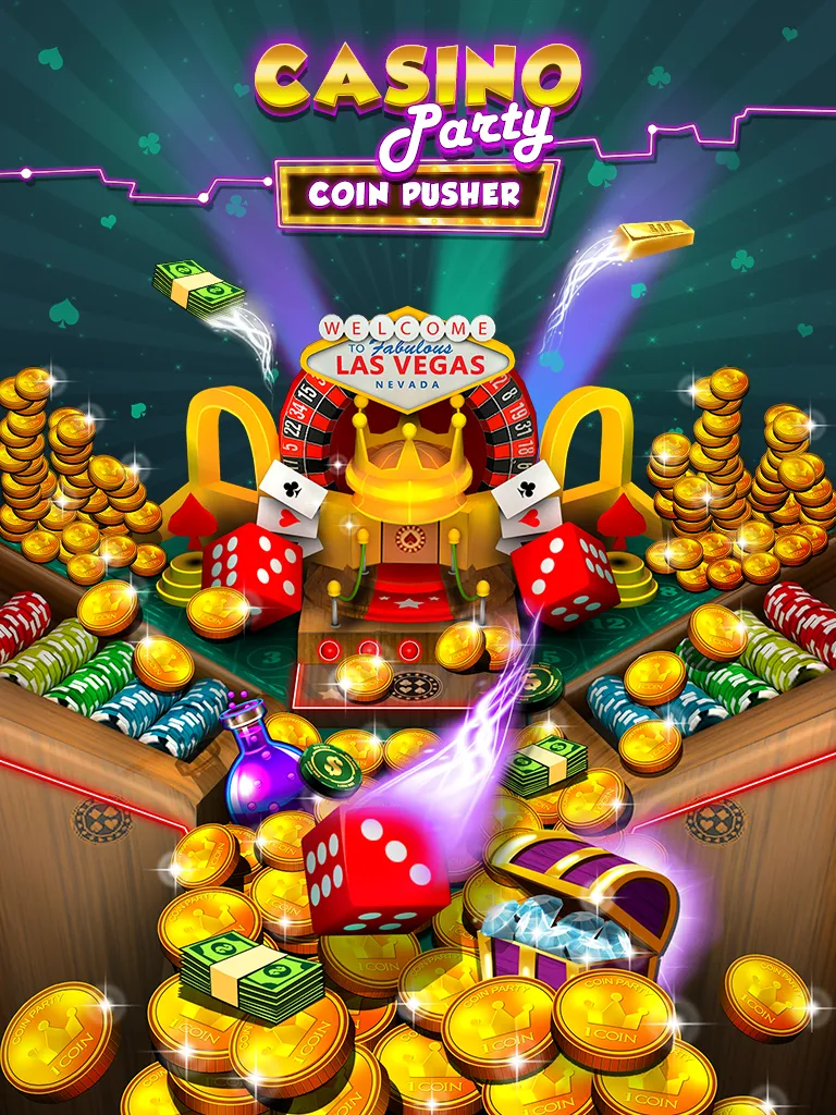 Casino Vegas Coin Party Dozer | Indus Appstore | Screenshot