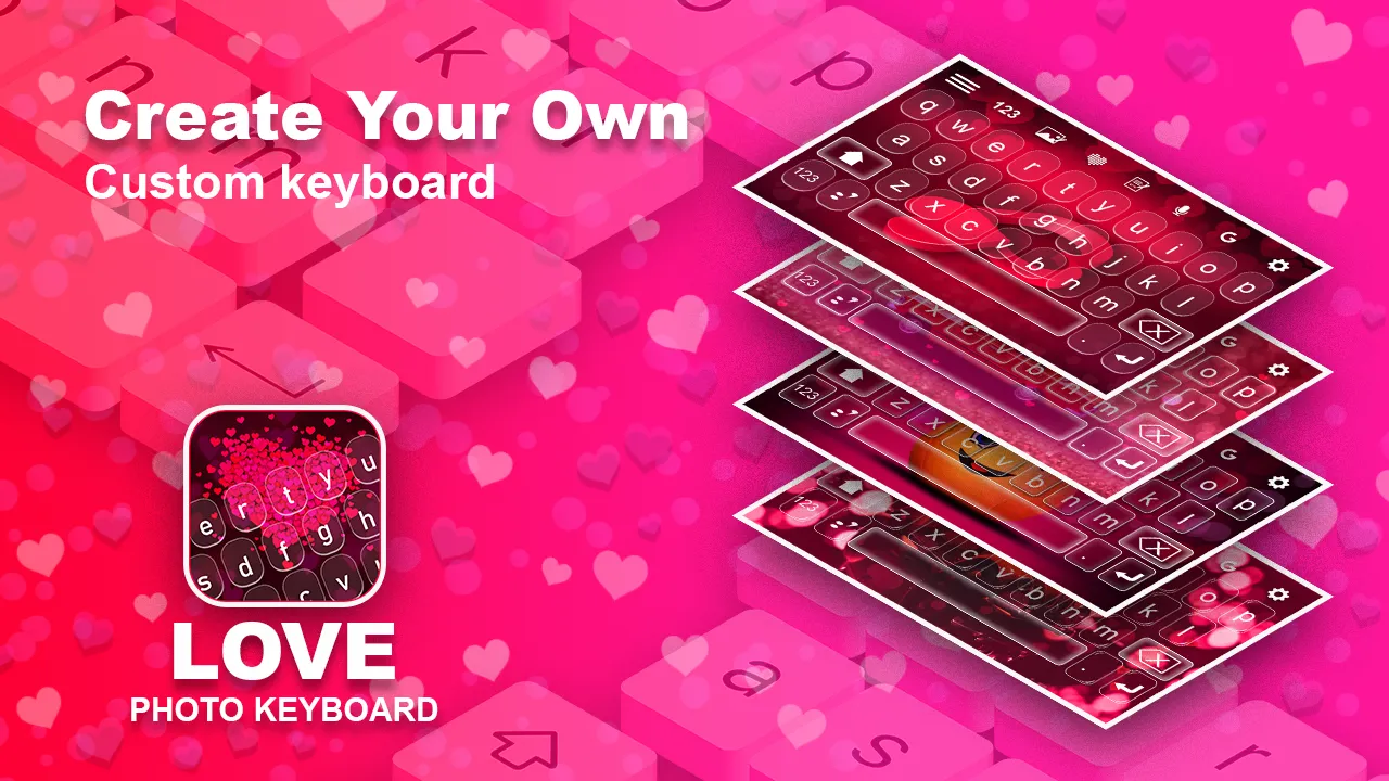 Love Photo Keyboard Theme 2023 | Indus Appstore | Screenshot