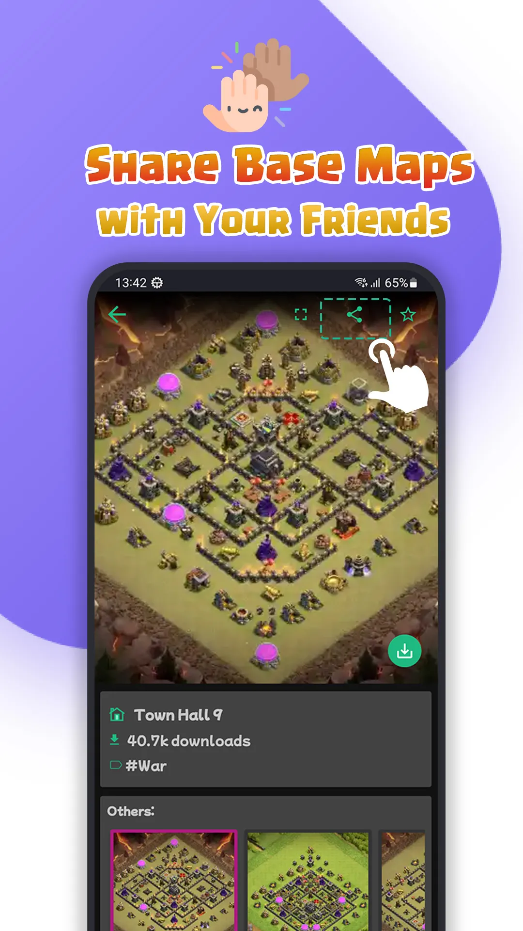 Clashtasia - Base Layout link | Indus Appstore | Screenshot