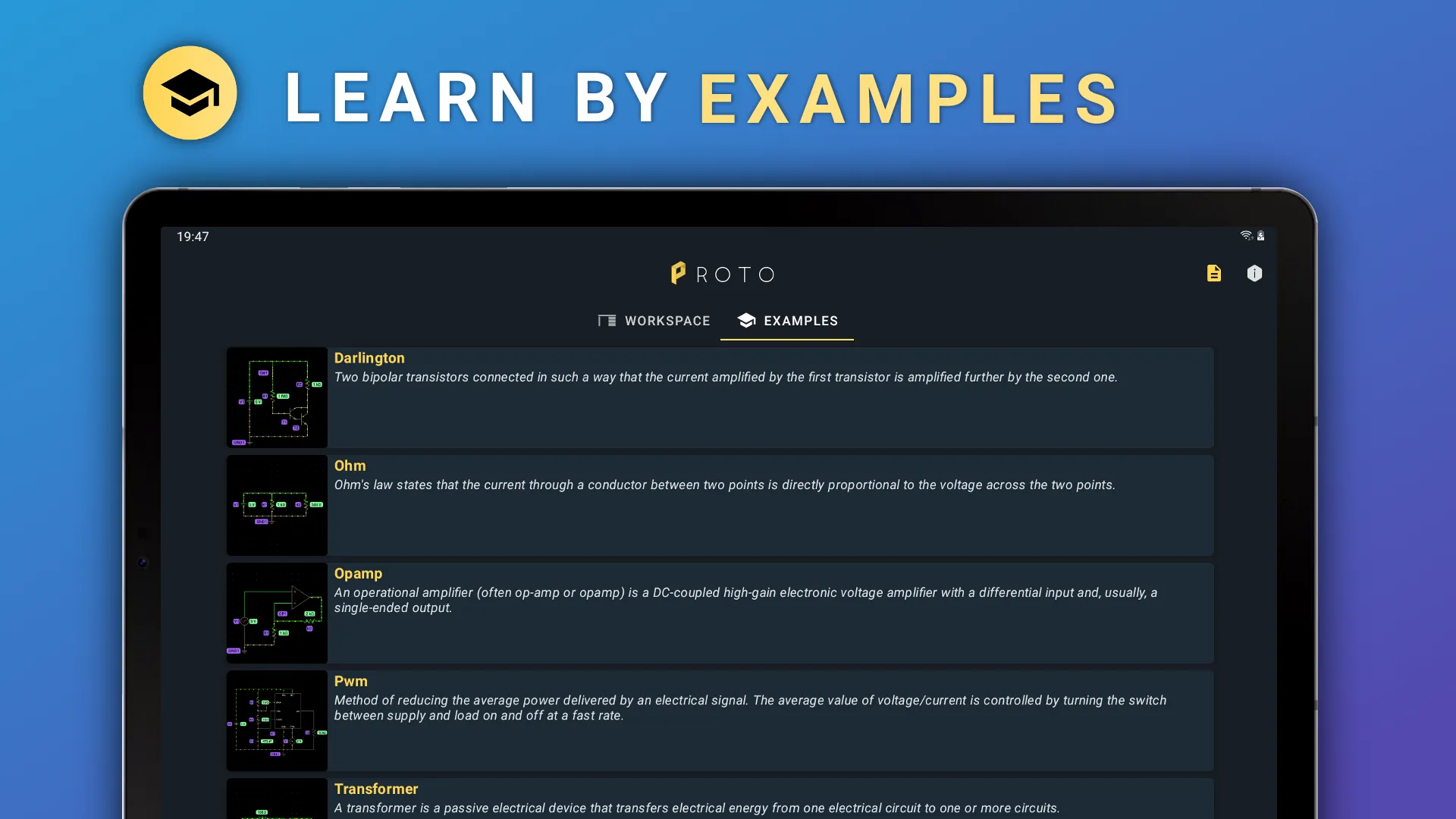 PROTO - circuit simulator | Indus Appstore | Screenshot