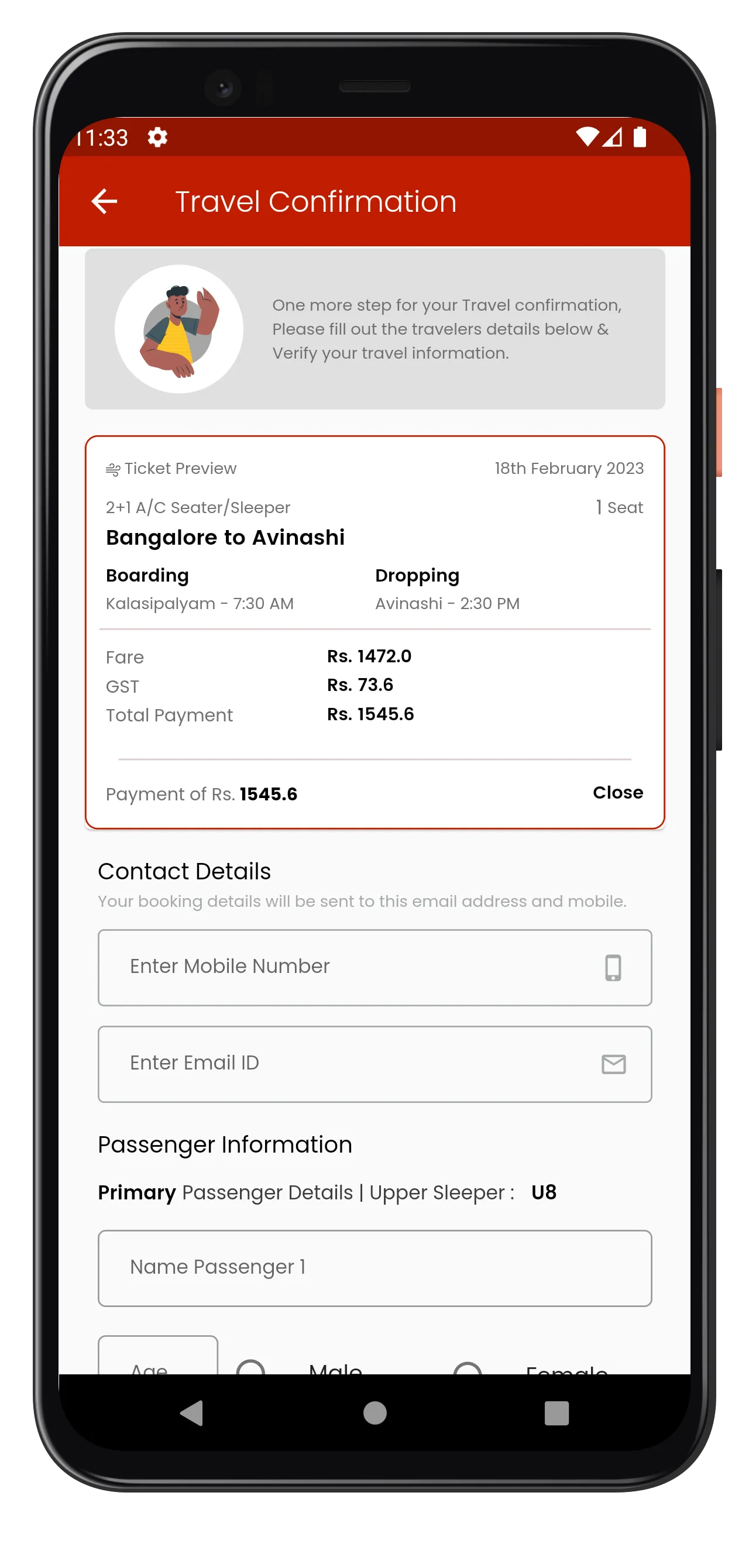 Kannan Bus -Online Bus Tickets | Indus Appstore | Screenshot