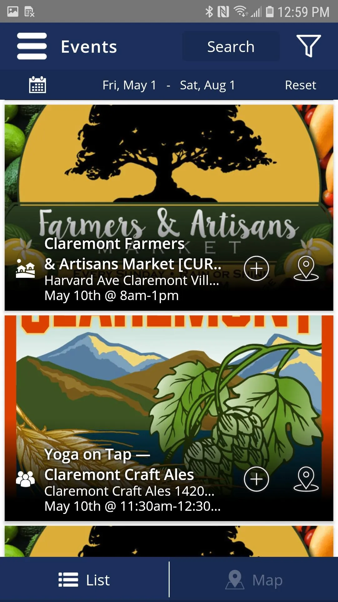 Discover Claremont | Indus Appstore | Screenshot