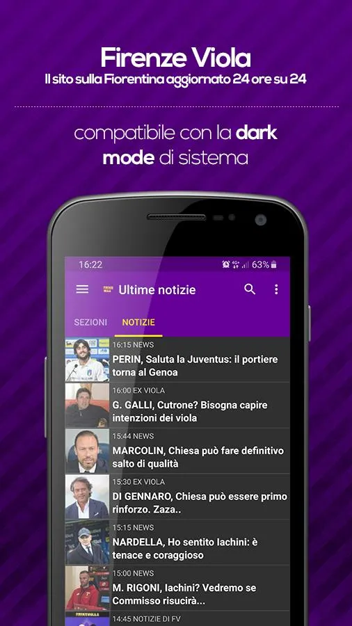 Firenze Viola - Fiorentina | Indus Appstore | Screenshot