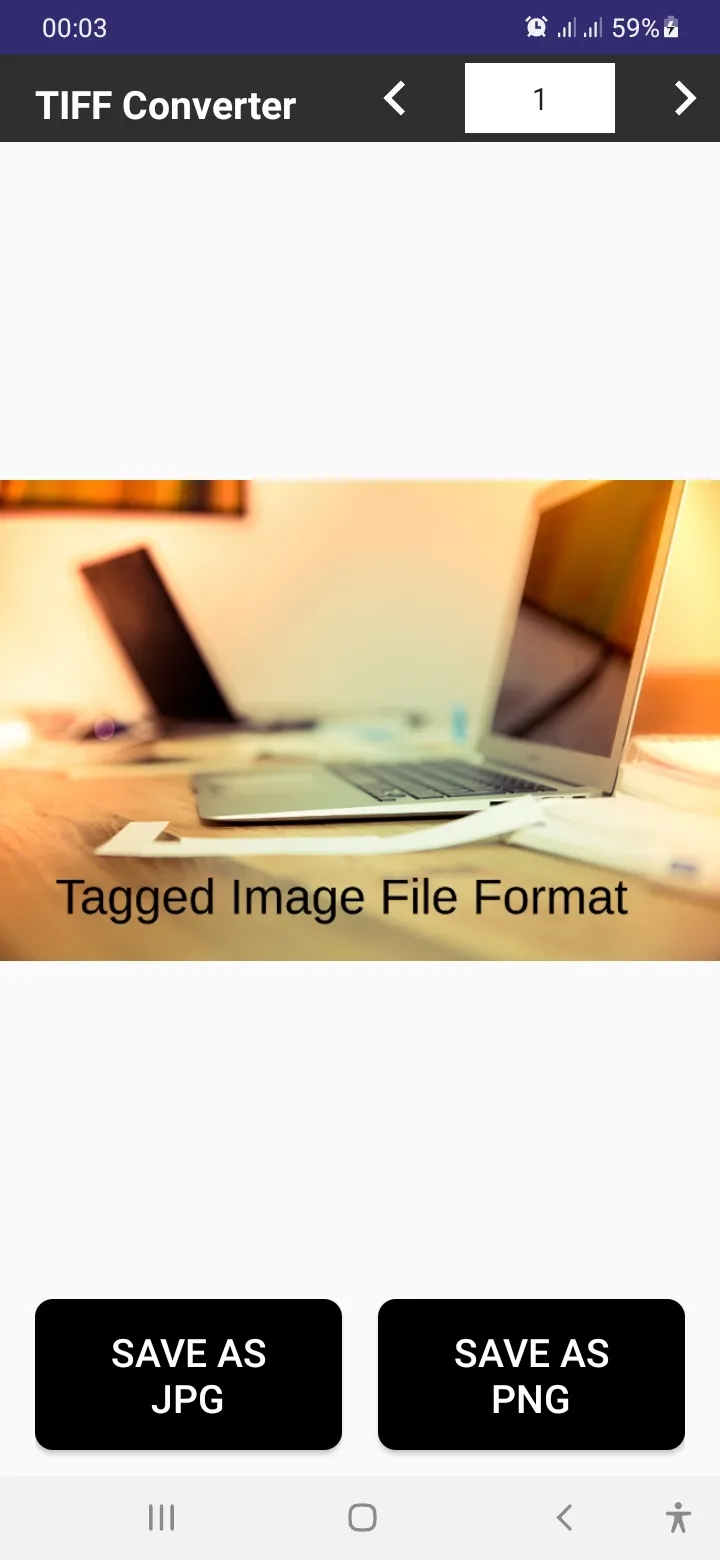 Tiff to Jpg & Png Converter | Indus Appstore | Screenshot