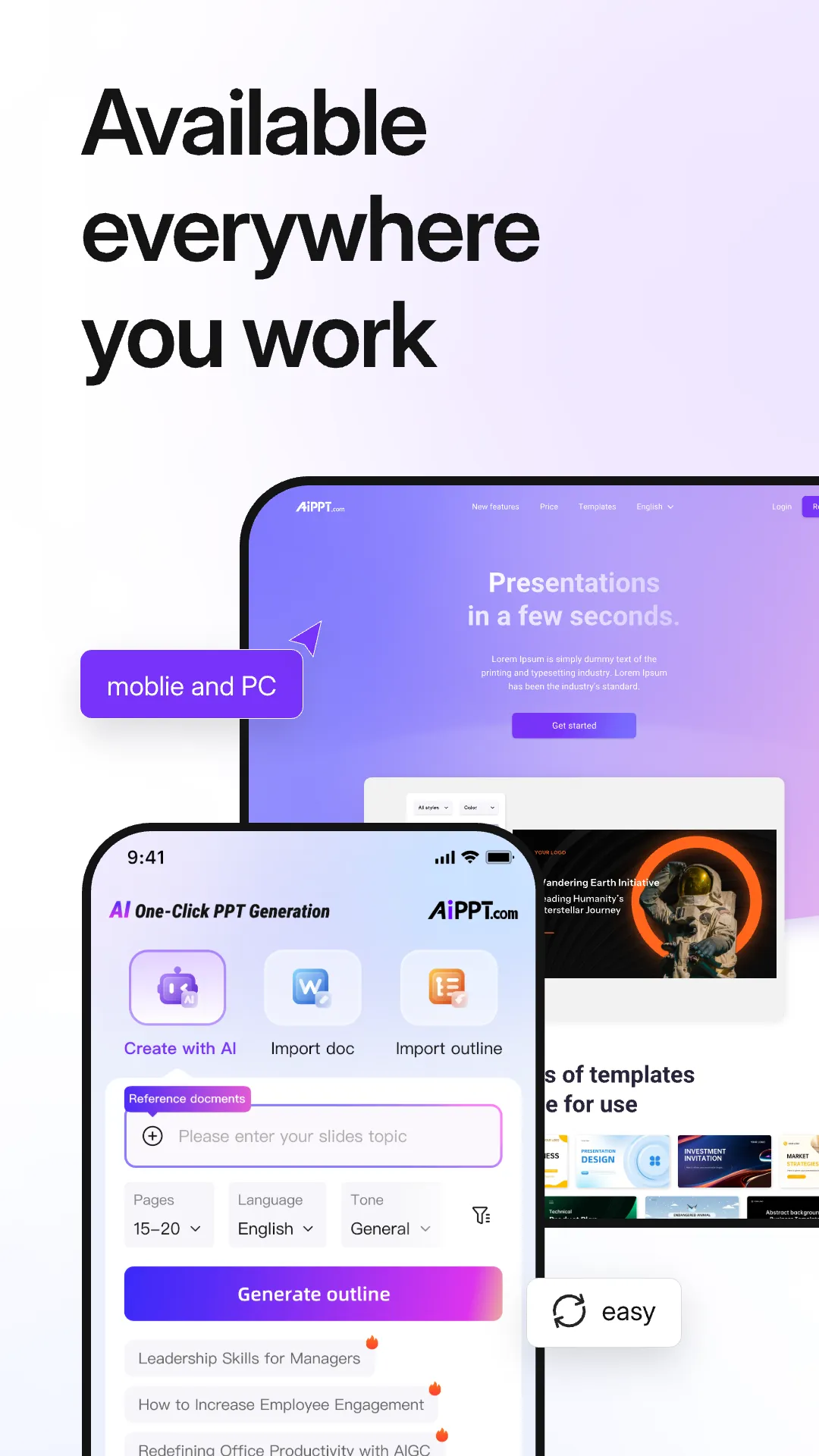 AiPPT- AI Presentation Maker | Indus Appstore | Screenshot
