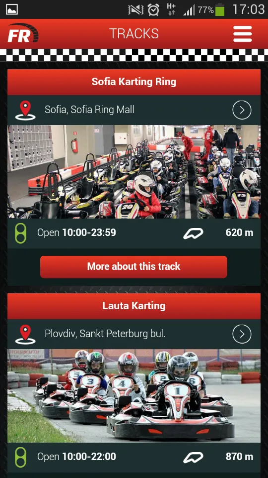 RaceFacer | Indus Appstore | Screenshot