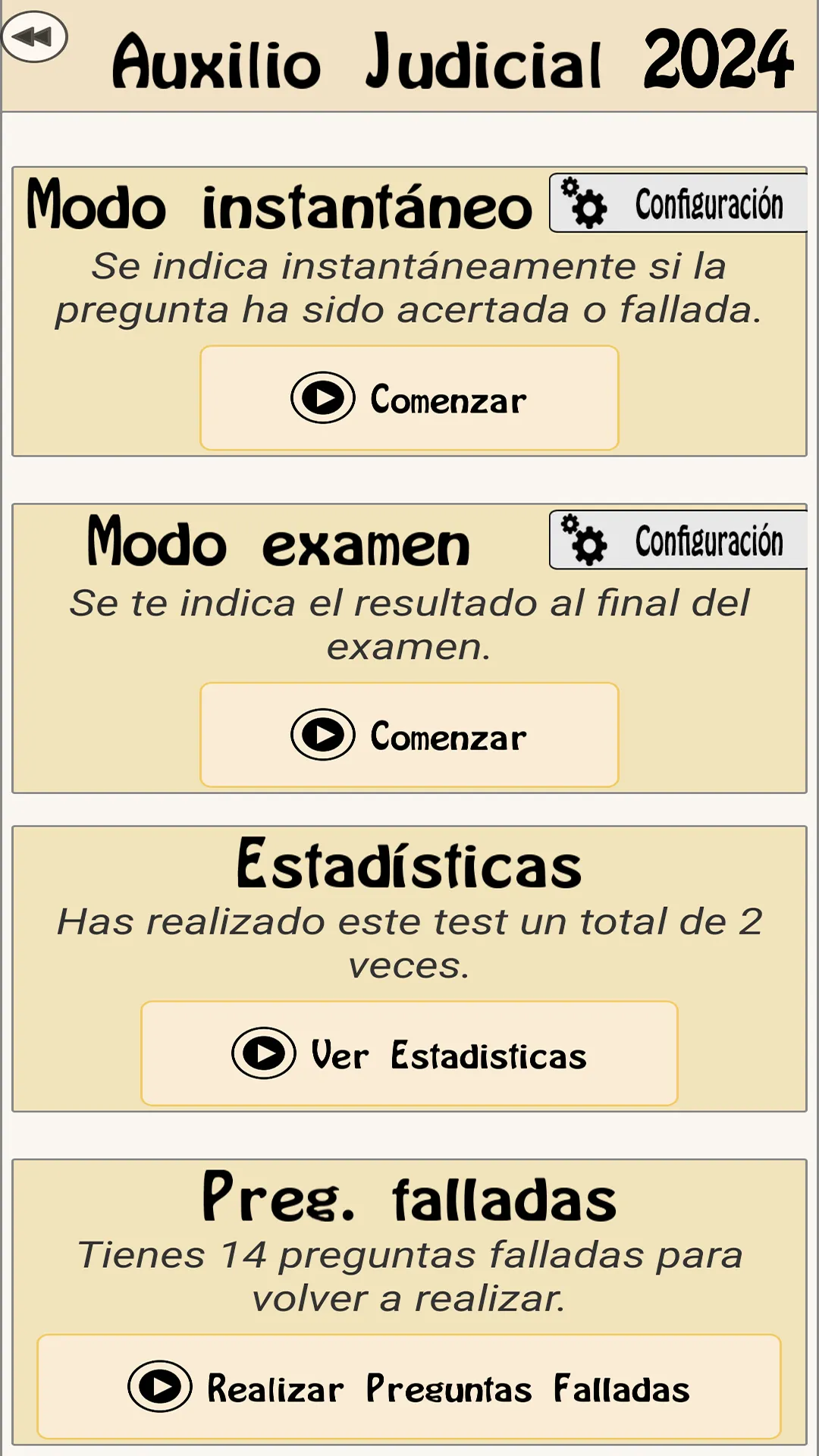 TestOpos Justicia 2025 | Indus Appstore | Screenshot