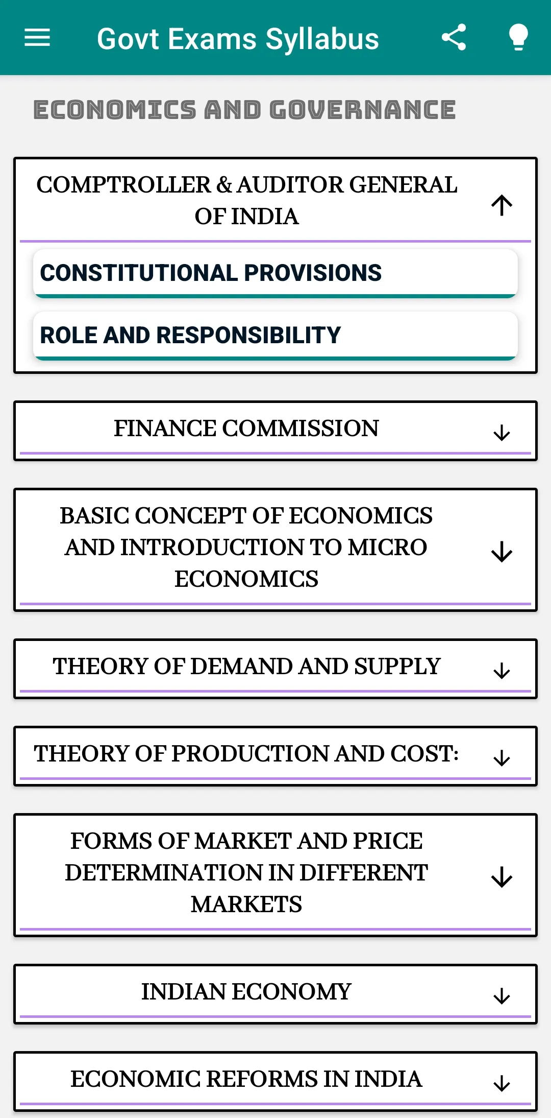 Govt Exams Syllabus | Indus Appstore | Screenshot