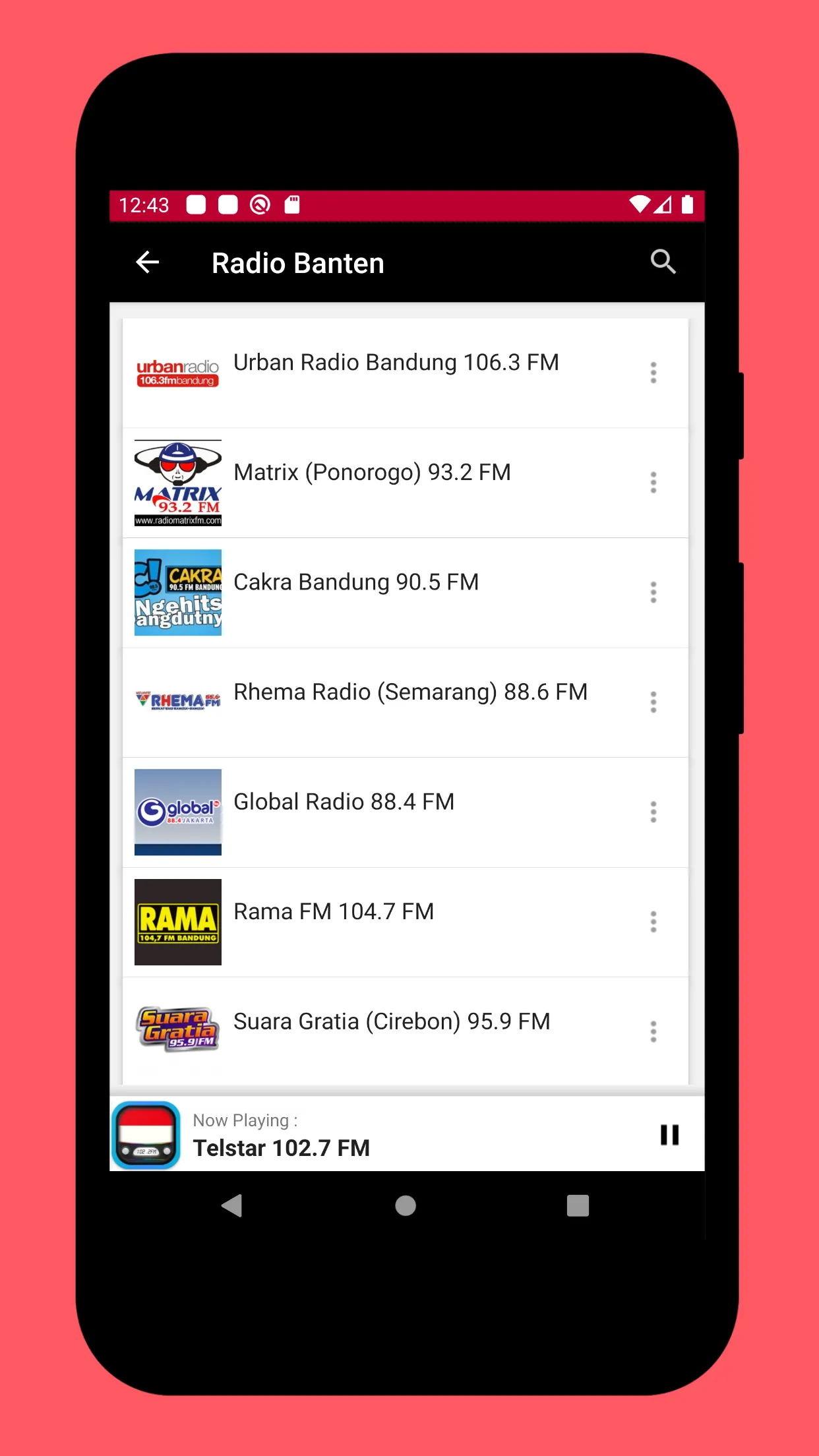 Radio Indonesia + Radio Online | Indus Appstore | Screenshot