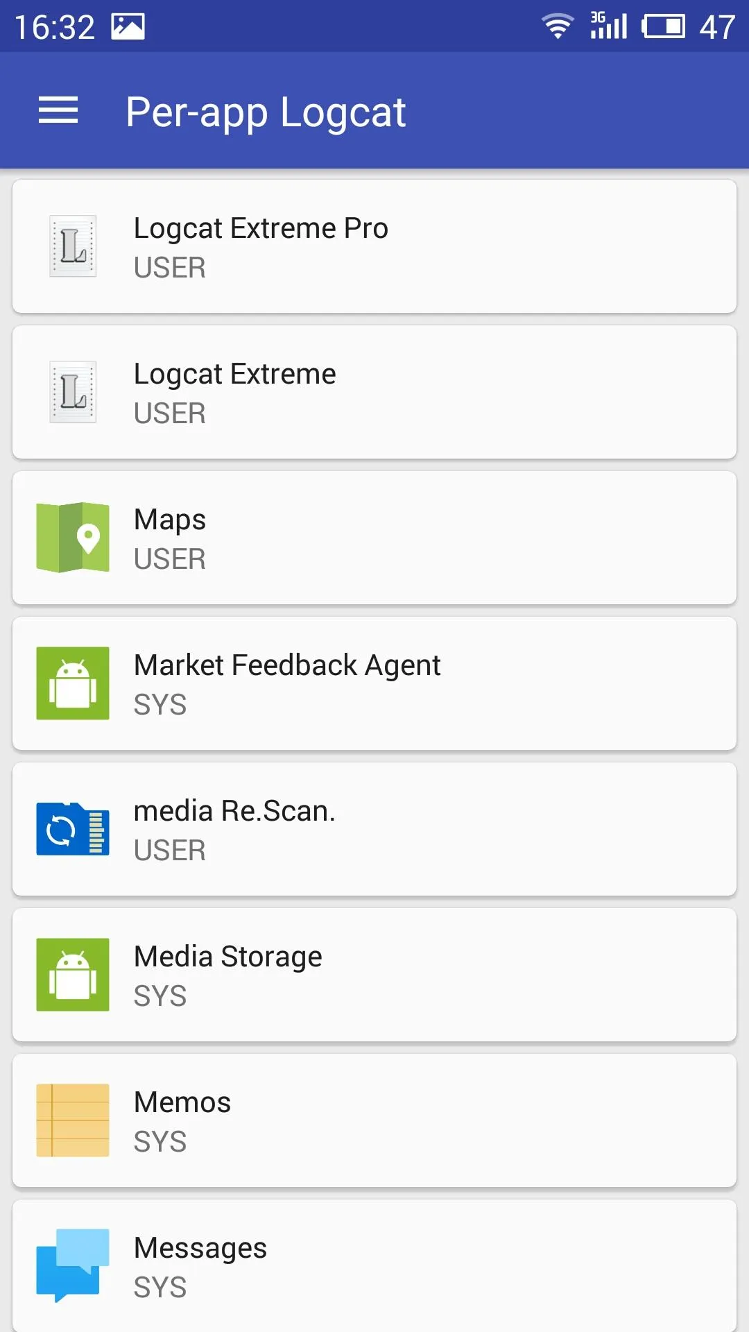 Logcat Extreme | Indus Appstore | Screenshot