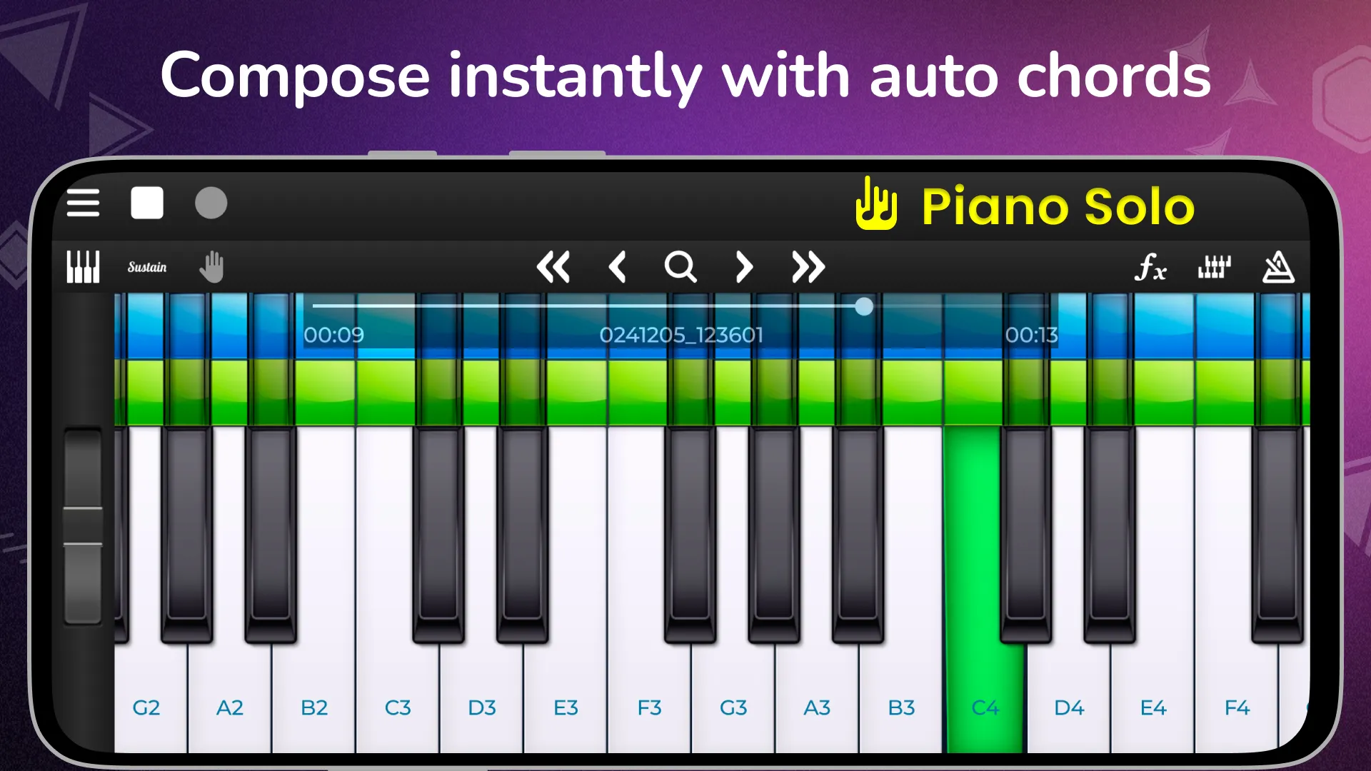 Piano Solo HD | Indus Appstore | Screenshot