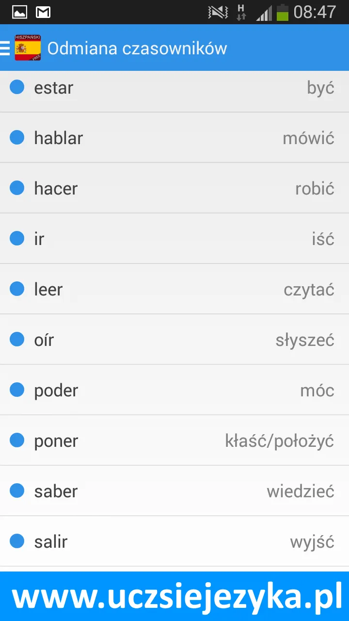 Hiszpański - Ucz się języka | Indus Appstore | Screenshot