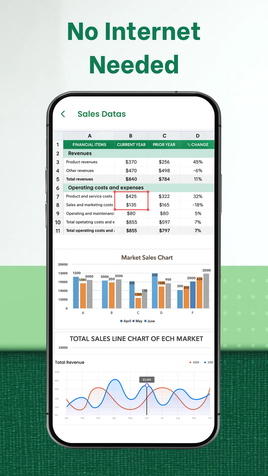 XLSX Sheets Edit Spreadsheet | Indus Appstore | Screenshot