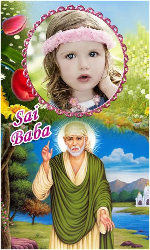 Sai Baba Photo Frames | Indus Appstore | Screenshot