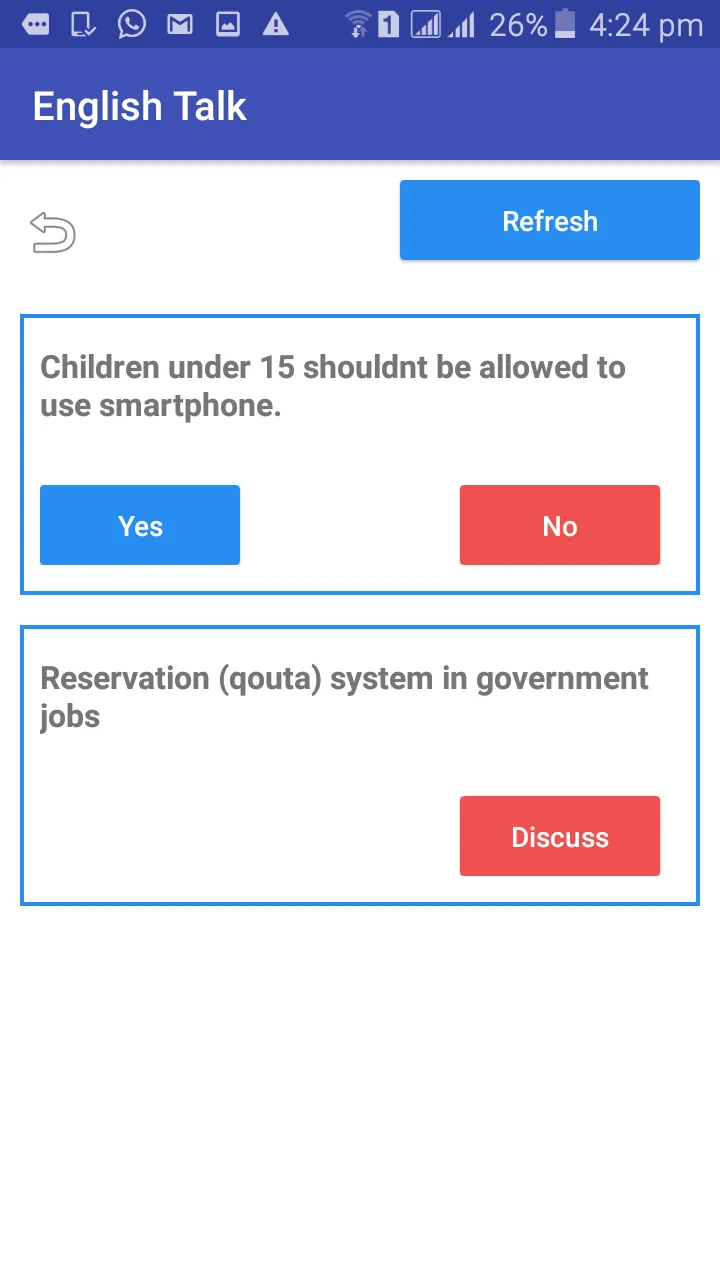 English Talk: Incognito speak | Indus Appstore | Screenshot