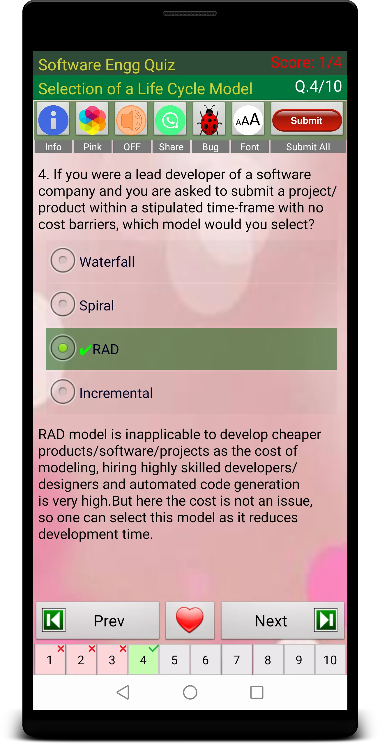 Software Engineering Quiz | Indus Appstore | Screenshot