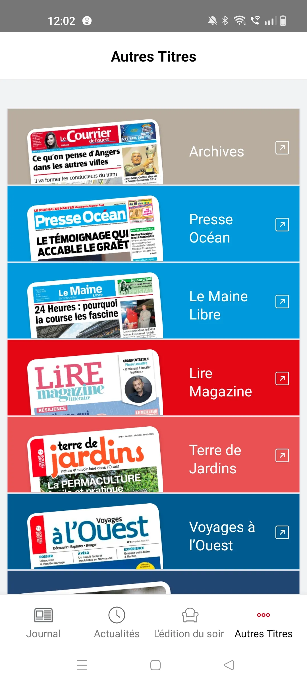 Le Courrier de l'Ouest Journal | Indus Appstore | Screenshot