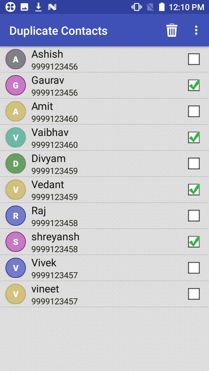 Delete all Phonebook Contacts | Indus Appstore | Screenshot