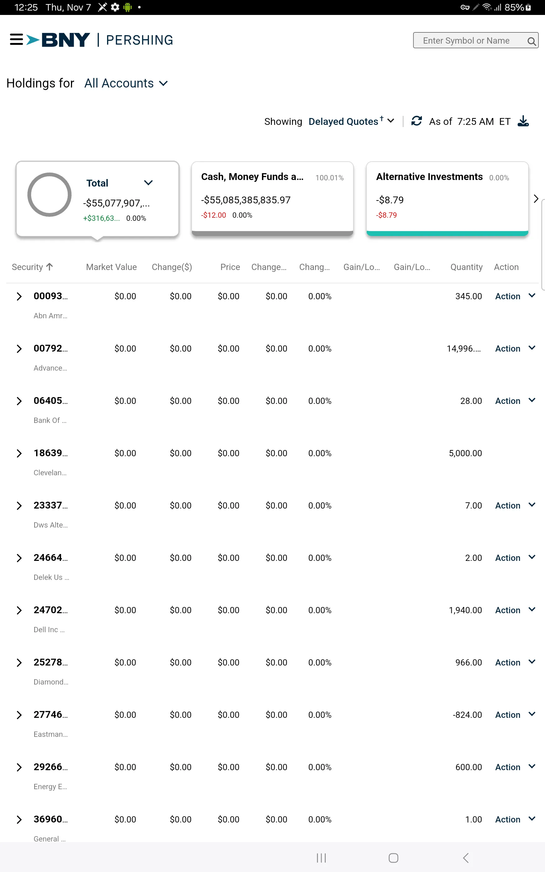 Pershing Advisor Solutions | Indus Appstore | Screenshot