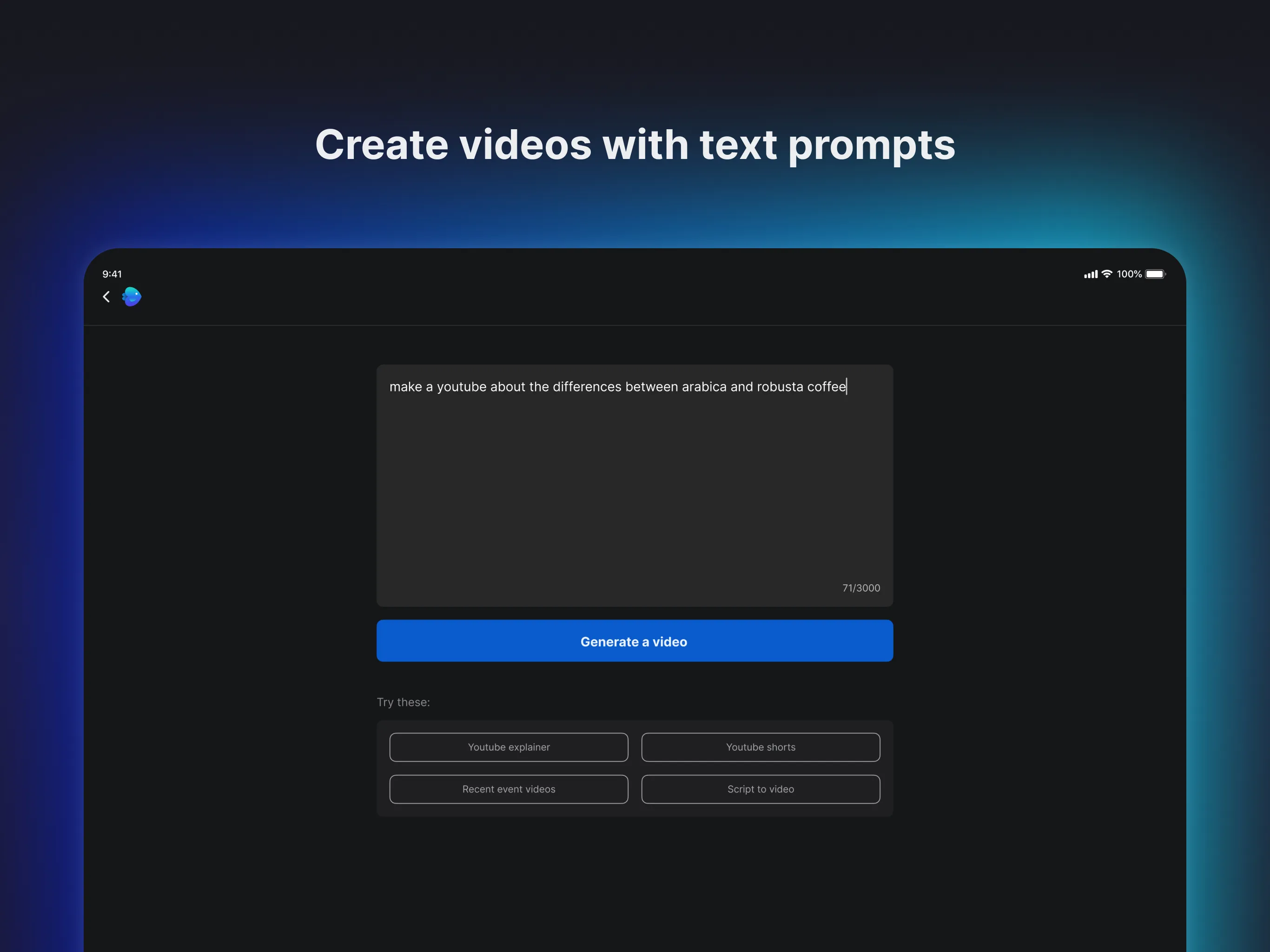 invideo AI: Video Generator | Indus Appstore | Screenshot