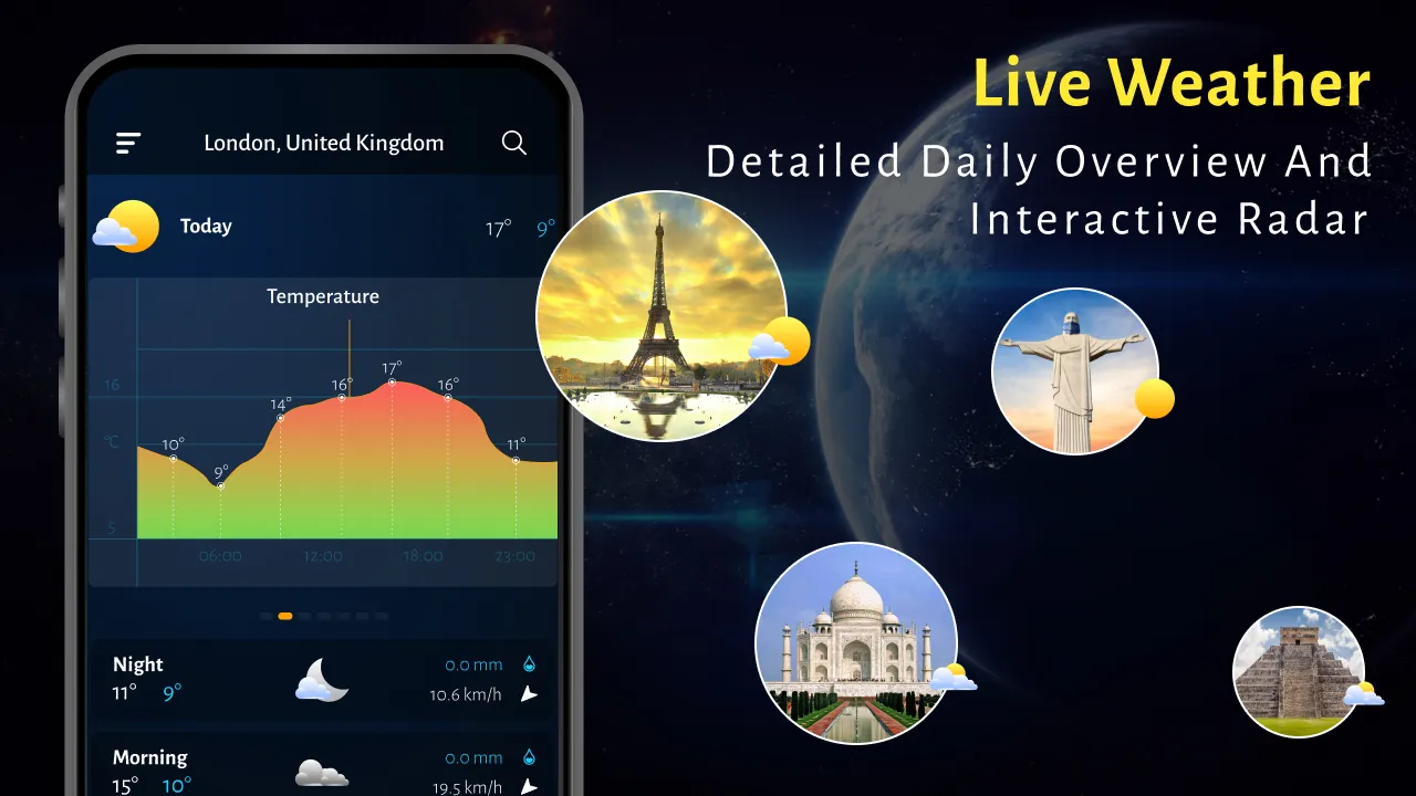 Live Weather Forecast | Indus Appstore | Screenshot