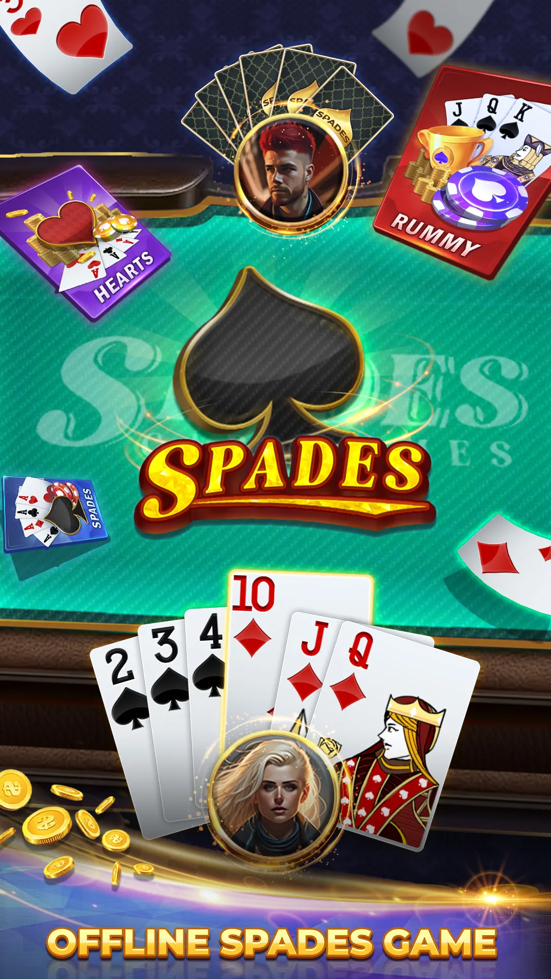 Spades Classic - Card Game | Indus Appstore | Screenshot