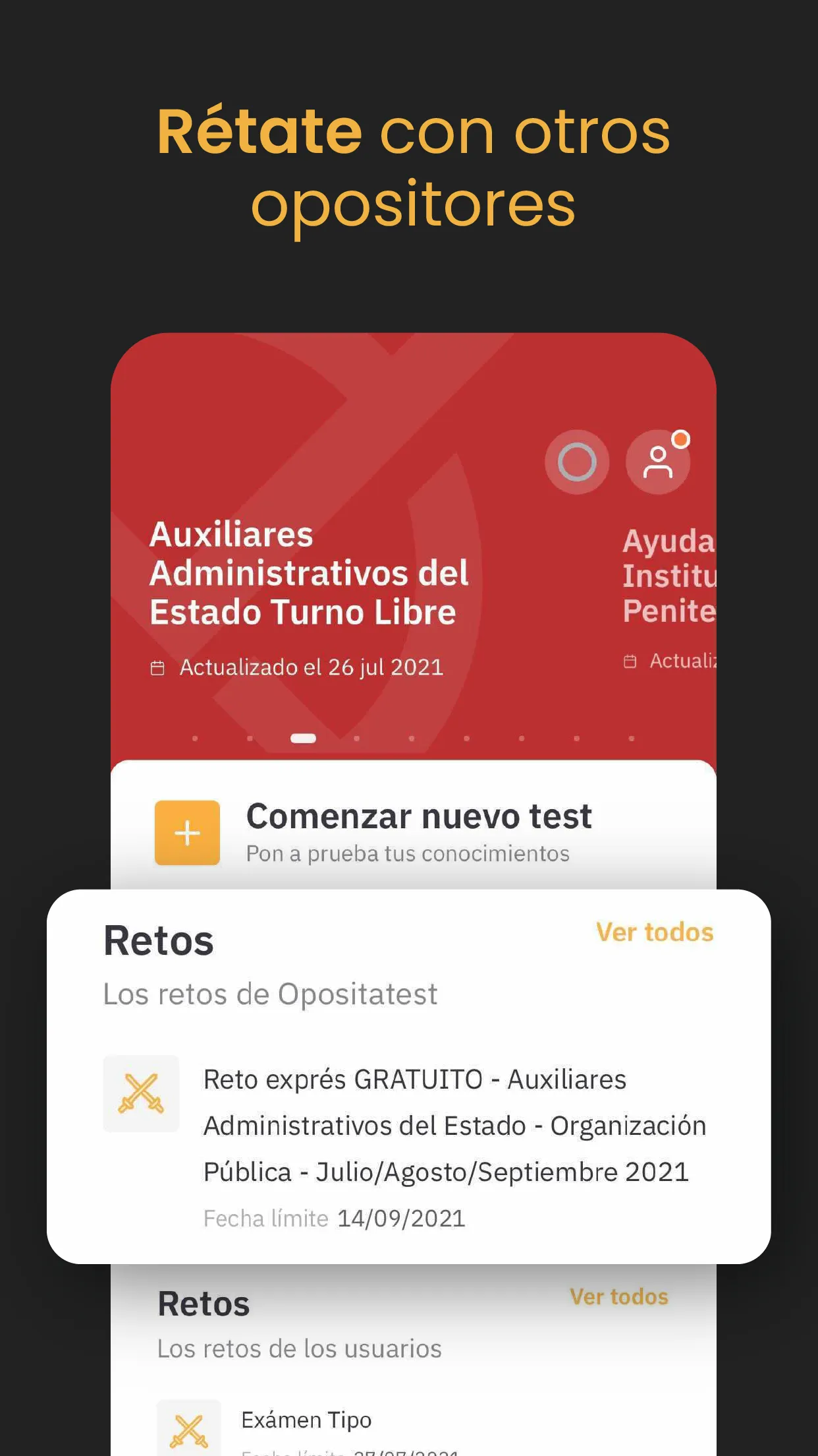 OpositaTest - Test Oposiciones | Indus Appstore | Screenshot