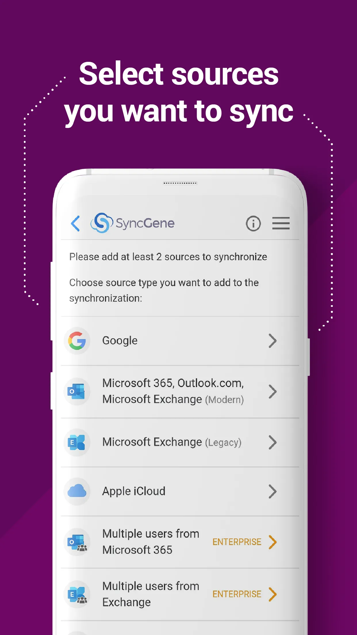 SyncGene Contact Calendar Sync | Indus Appstore | Screenshot