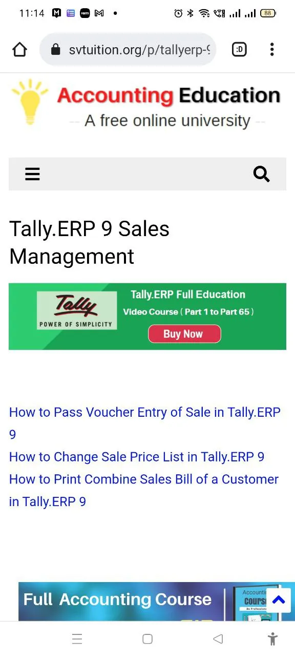 Tally.ERP 9 Full Course | Indus Appstore | Screenshot