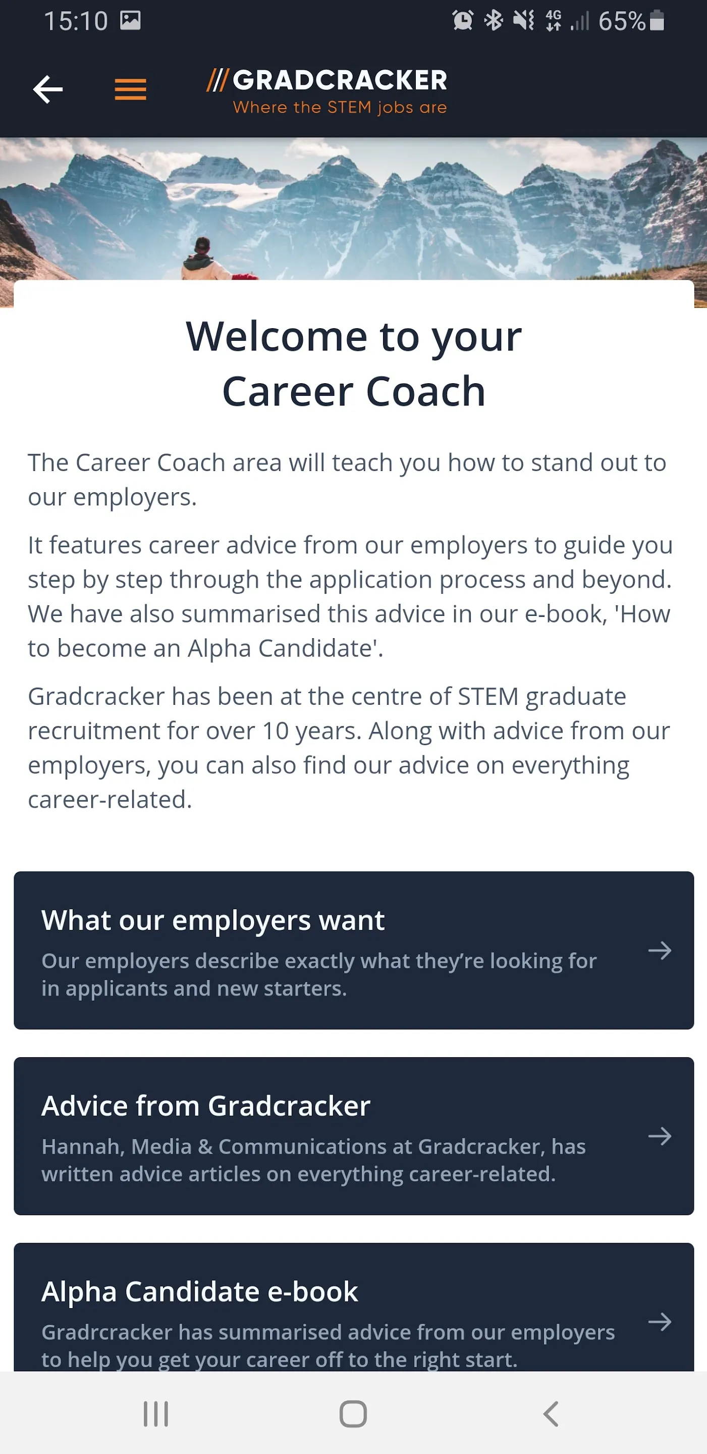 Gradcracker | Indus Appstore | Screenshot