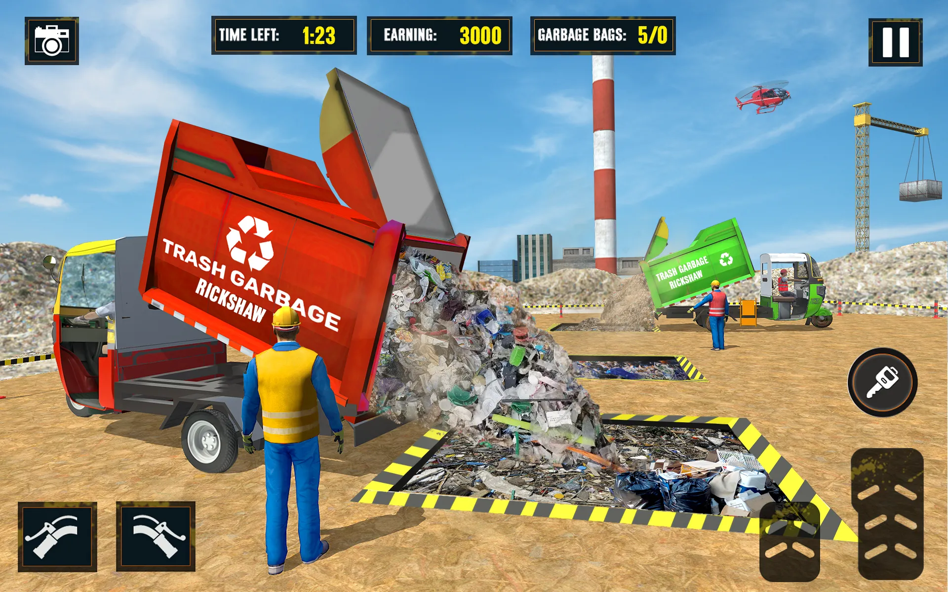 Tuk Tuk Auto Garbage Rickshaw | Indus Appstore | Screenshot