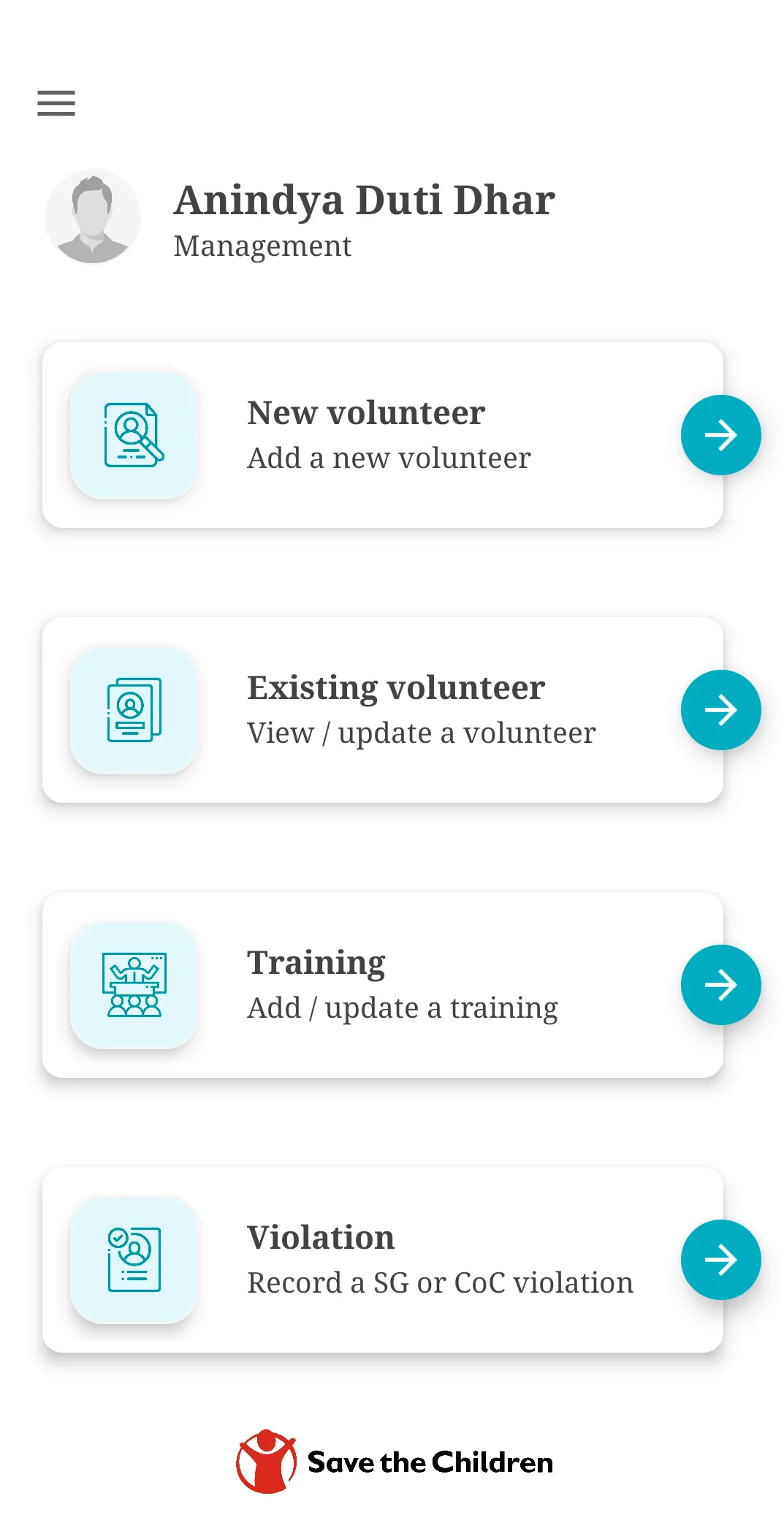 VMS - Volunteer Management Sys | Indus Appstore | Screenshot