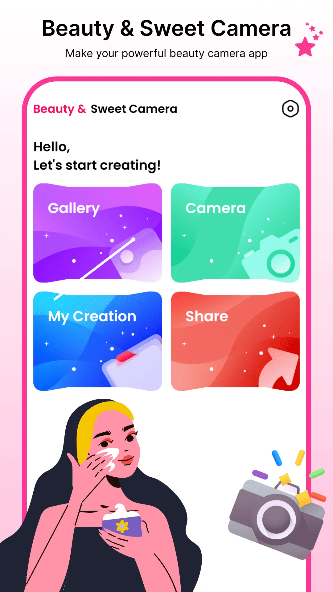 Beauty Camera : Sweet Camera | Indus Appstore | Screenshot