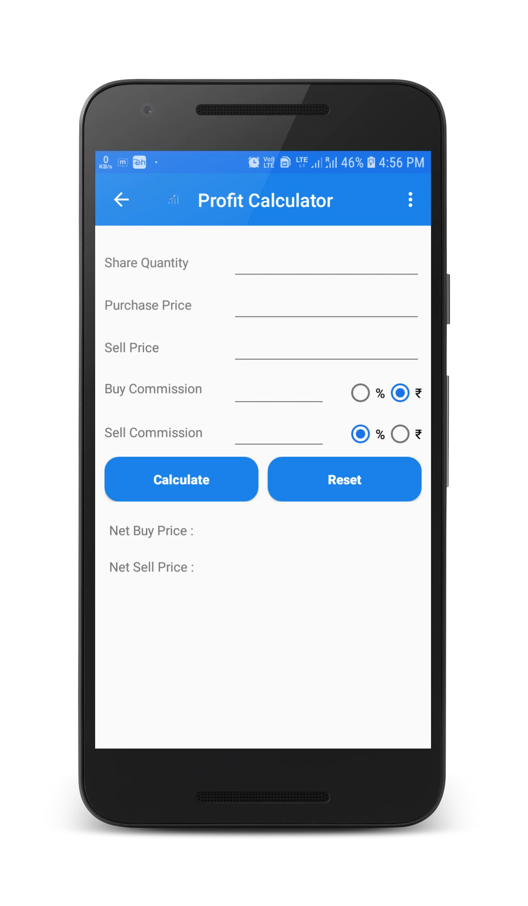 Stock Avg. & Profit Calculator | Indus Appstore | Screenshot