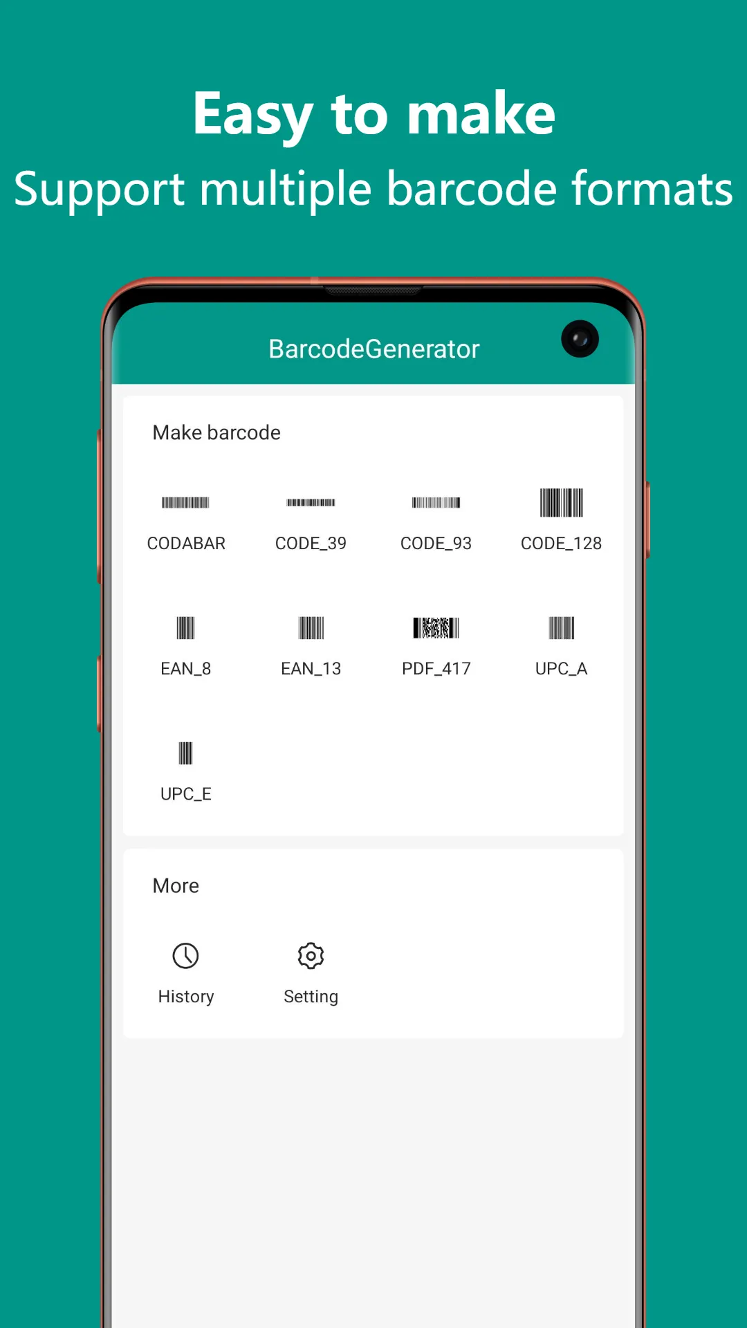 Barcode Generator Barcode Make | Indus Appstore | Screenshot