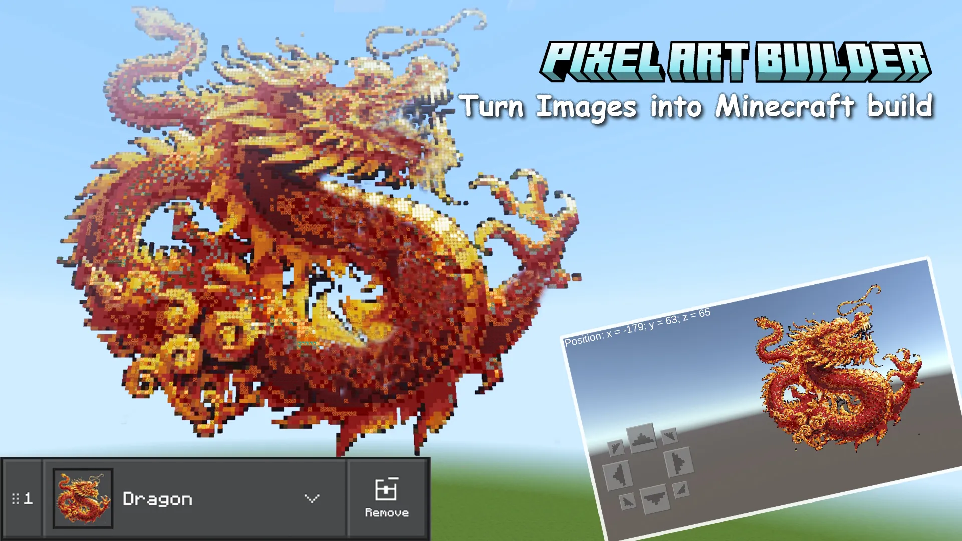 Pixel Art Build for Minecraft | Indus Appstore | Screenshot