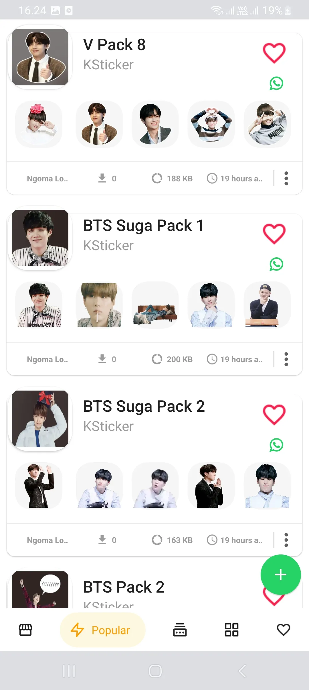 Kpop Sticker for WhatsApp | Indus Appstore | Screenshot