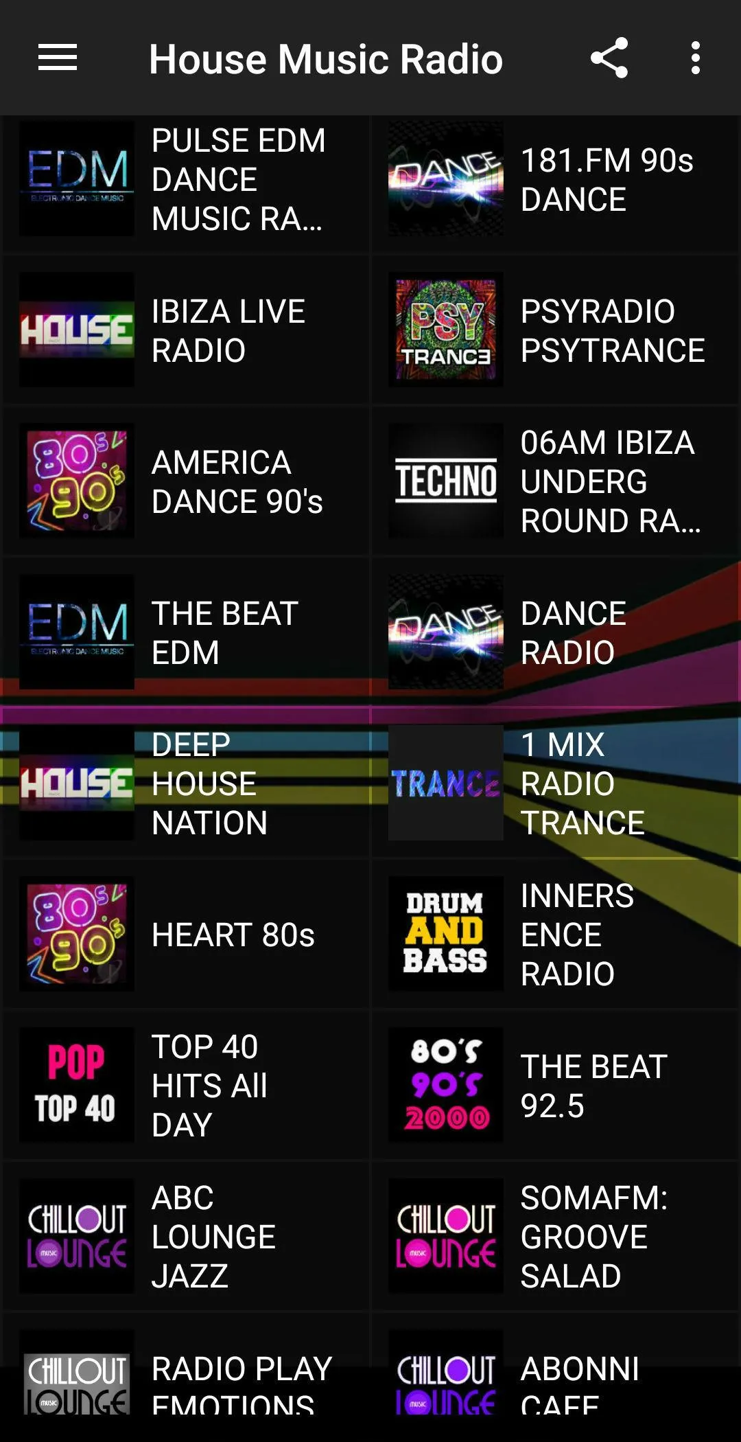 House music radio | Indus Appstore | Screenshot