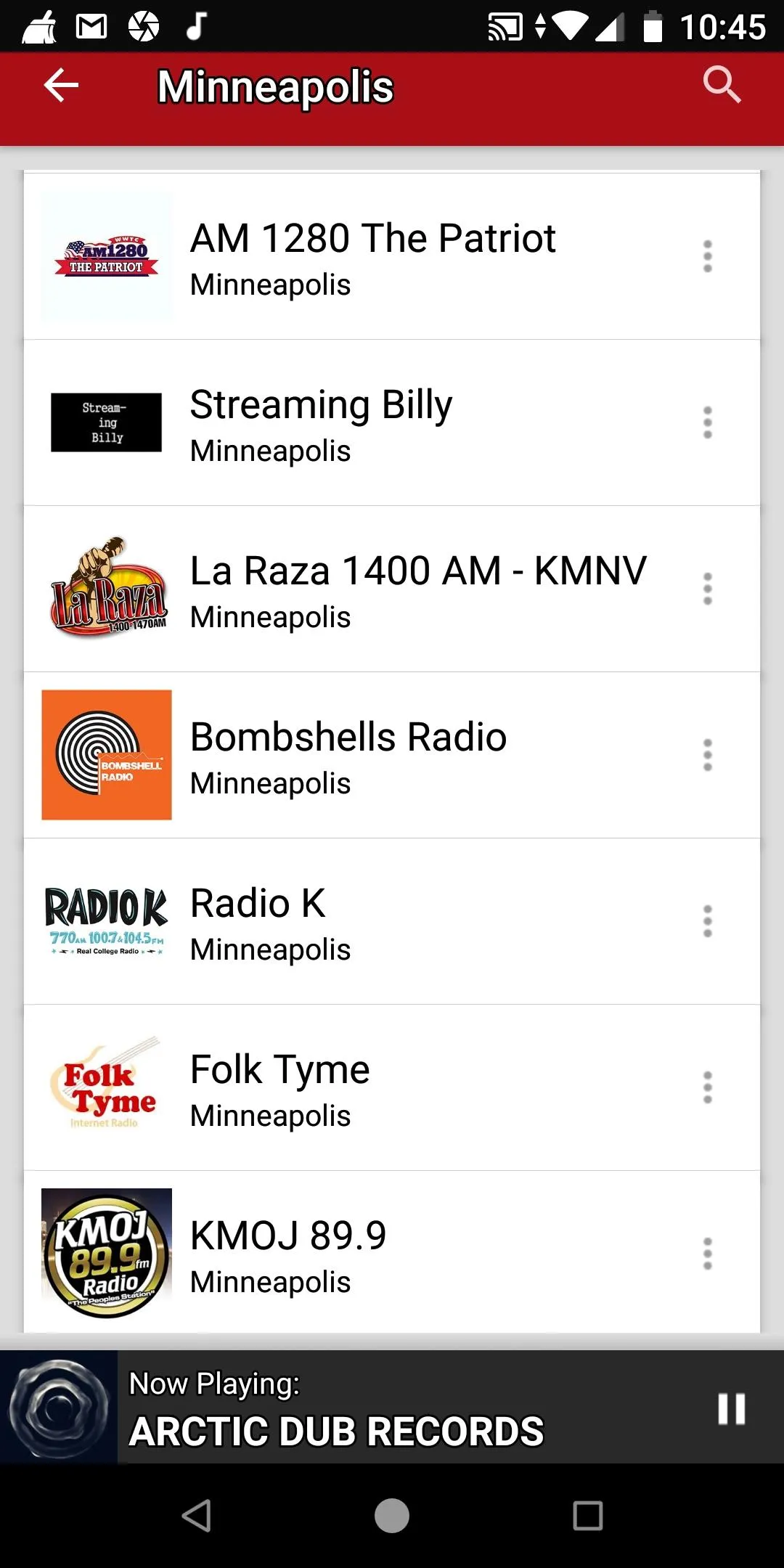 Minneapolis Radio Stations | Indus Appstore | Screenshot