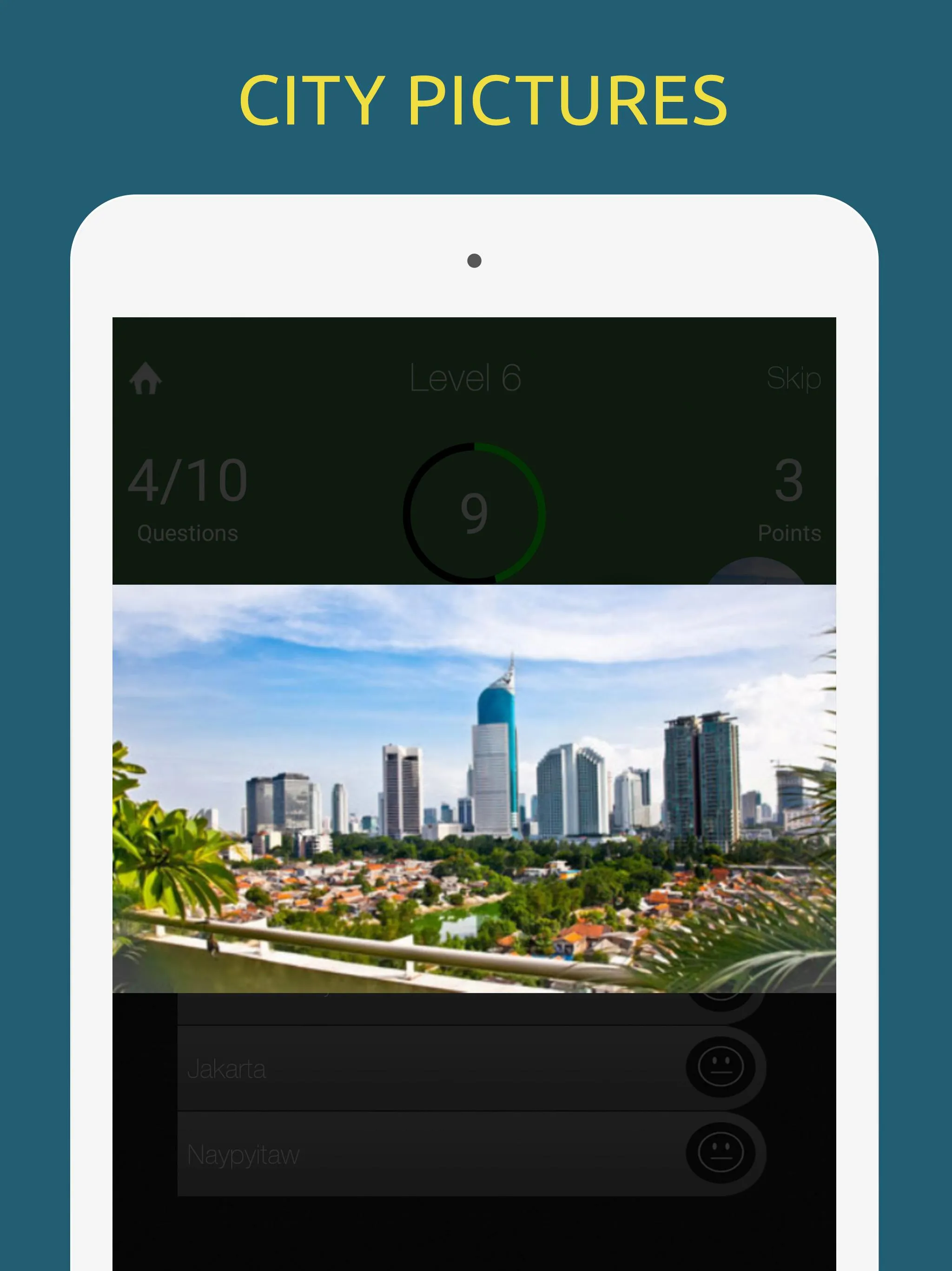 World Capitals Quiz Test Game | Indus Appstore | Screenshot