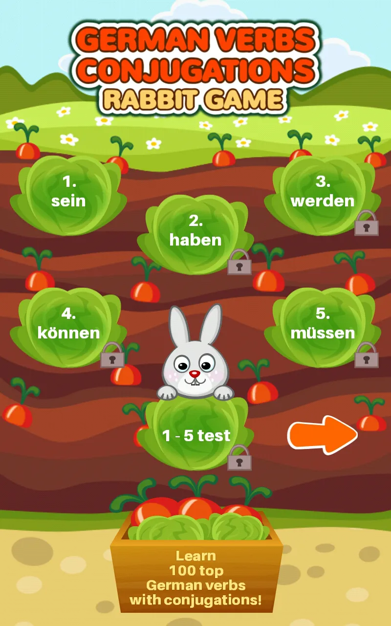 Learn German Verbs Forms: Rabb | Indus Appstore | Screenshot