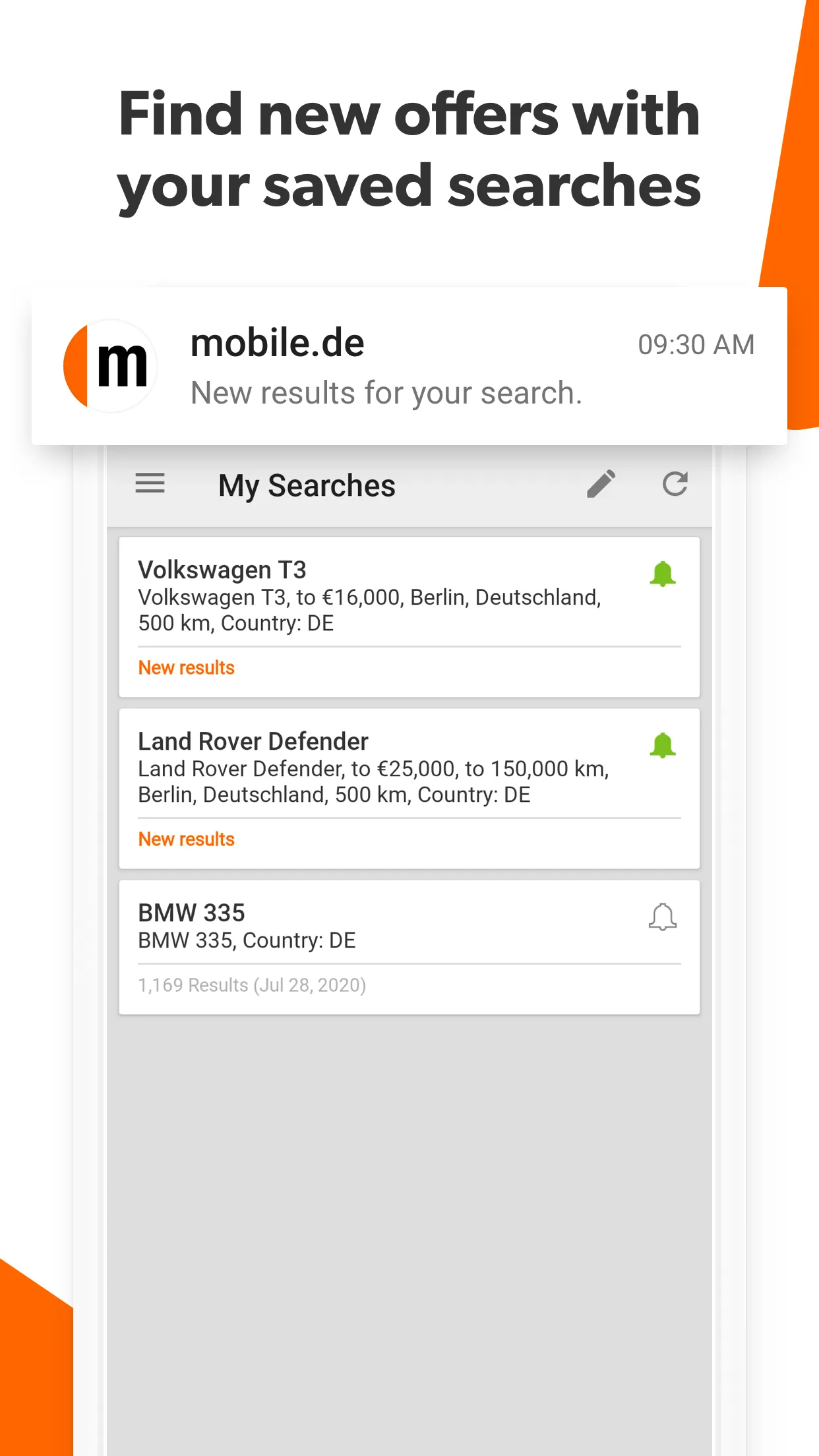 mobile.de - car market | Indus Appstore | Screenshot