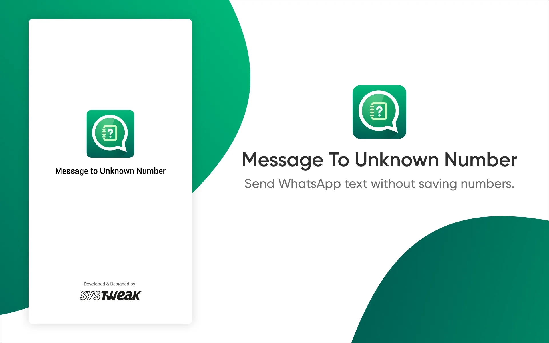 Message To Unknown Number | Indus Appstore | Screenshot