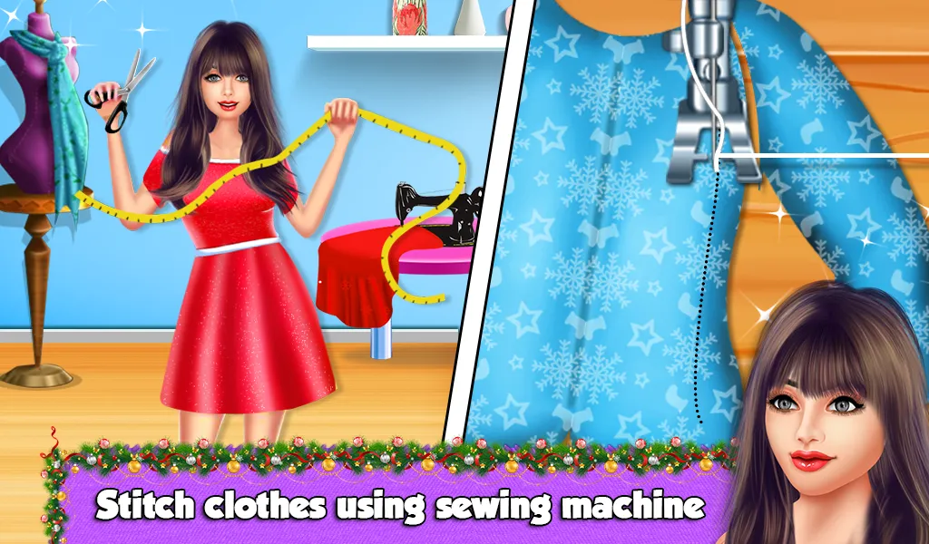 Christmas Tailor Salon Games | Indus Appstore | Screenshot