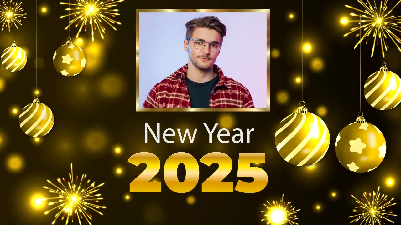 New Year Photo Frame 2025 | Indus Appstore | Screenshot