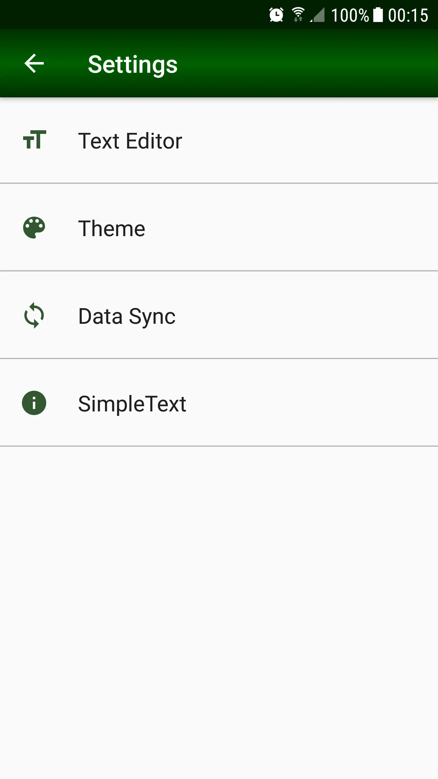 Simple Text - w Dropbox sync | Indus Appstore | Screenshot