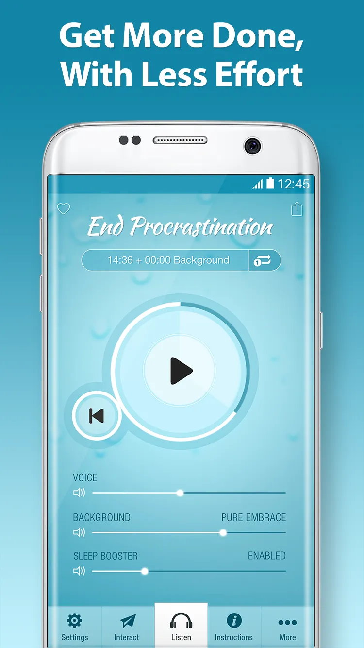 End Procrastination Hypnosis | Indus Appstore | Screenshot