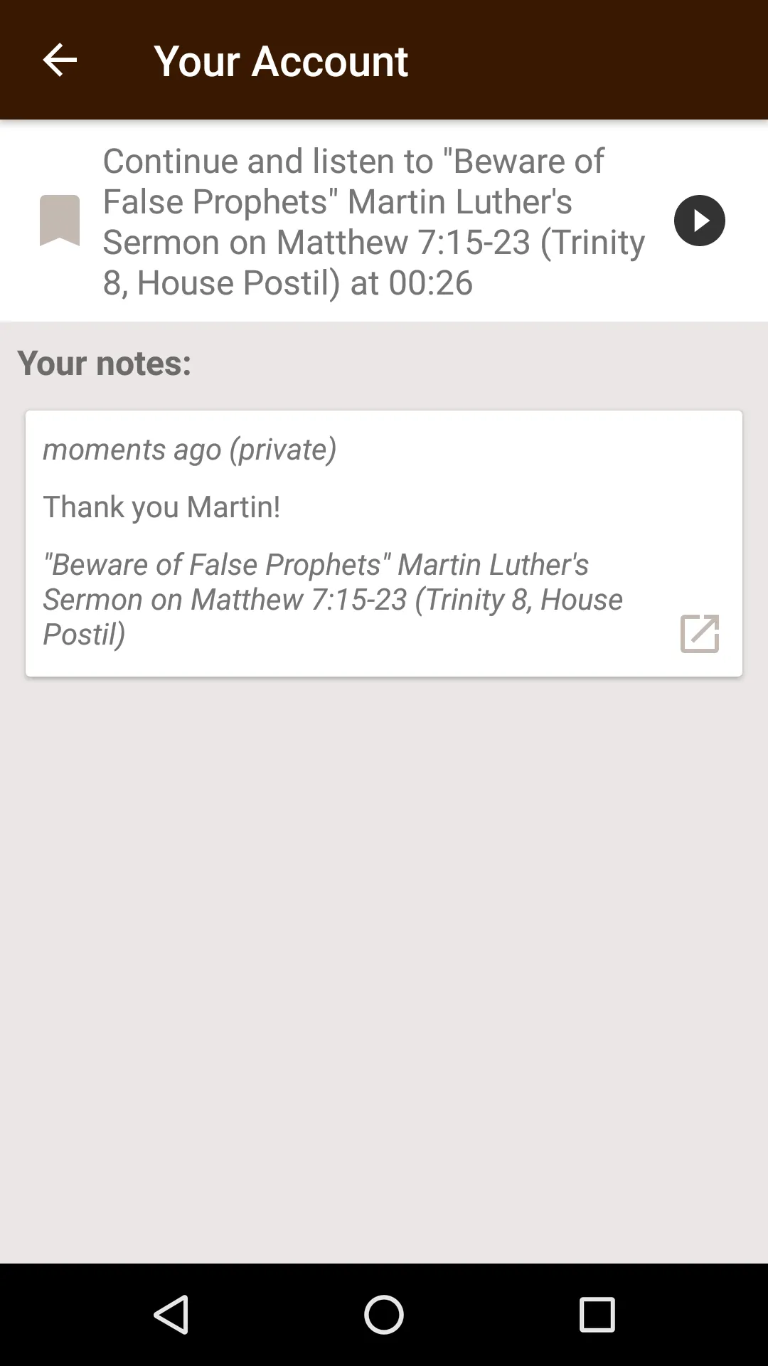 Martin Luther Sermons | Indus Appstore | Screenshot