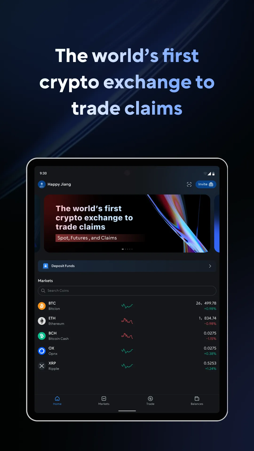 OPNX: Trade Crypto & Claims | Indus Appstore | Screenshot