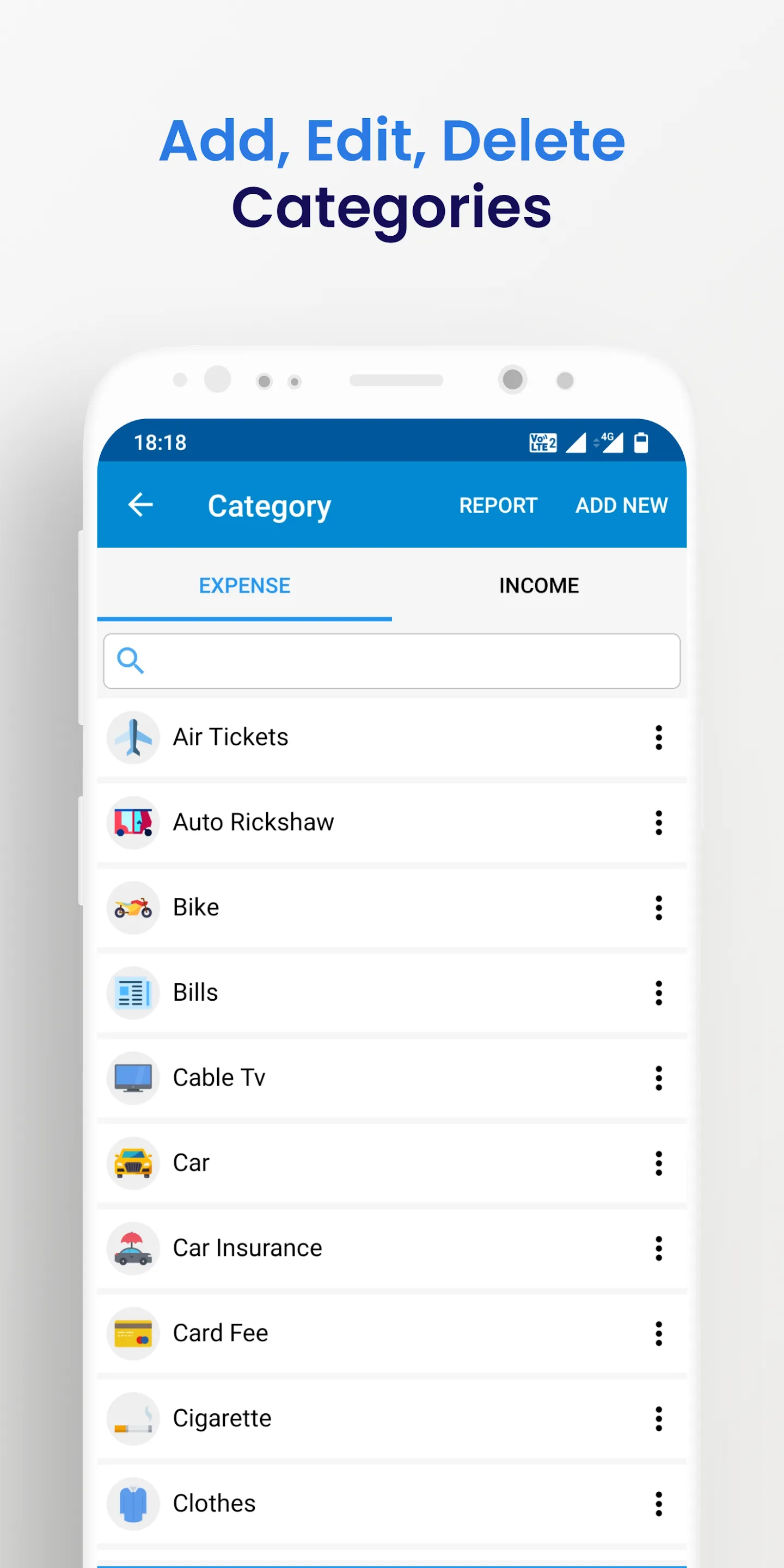 Income Expense- daily expenses | Indus Appstore | Screenshot